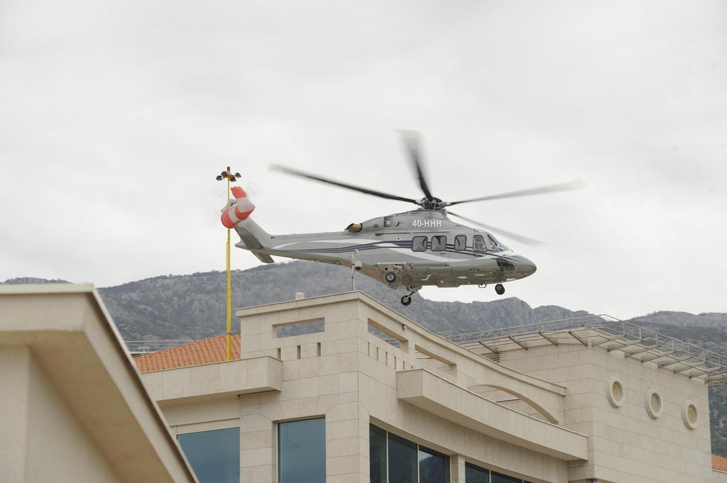 Splendid Conference & Spa Resort Budva Exterior photo A Eurocopter EC 155B1 of the Italian Air Force